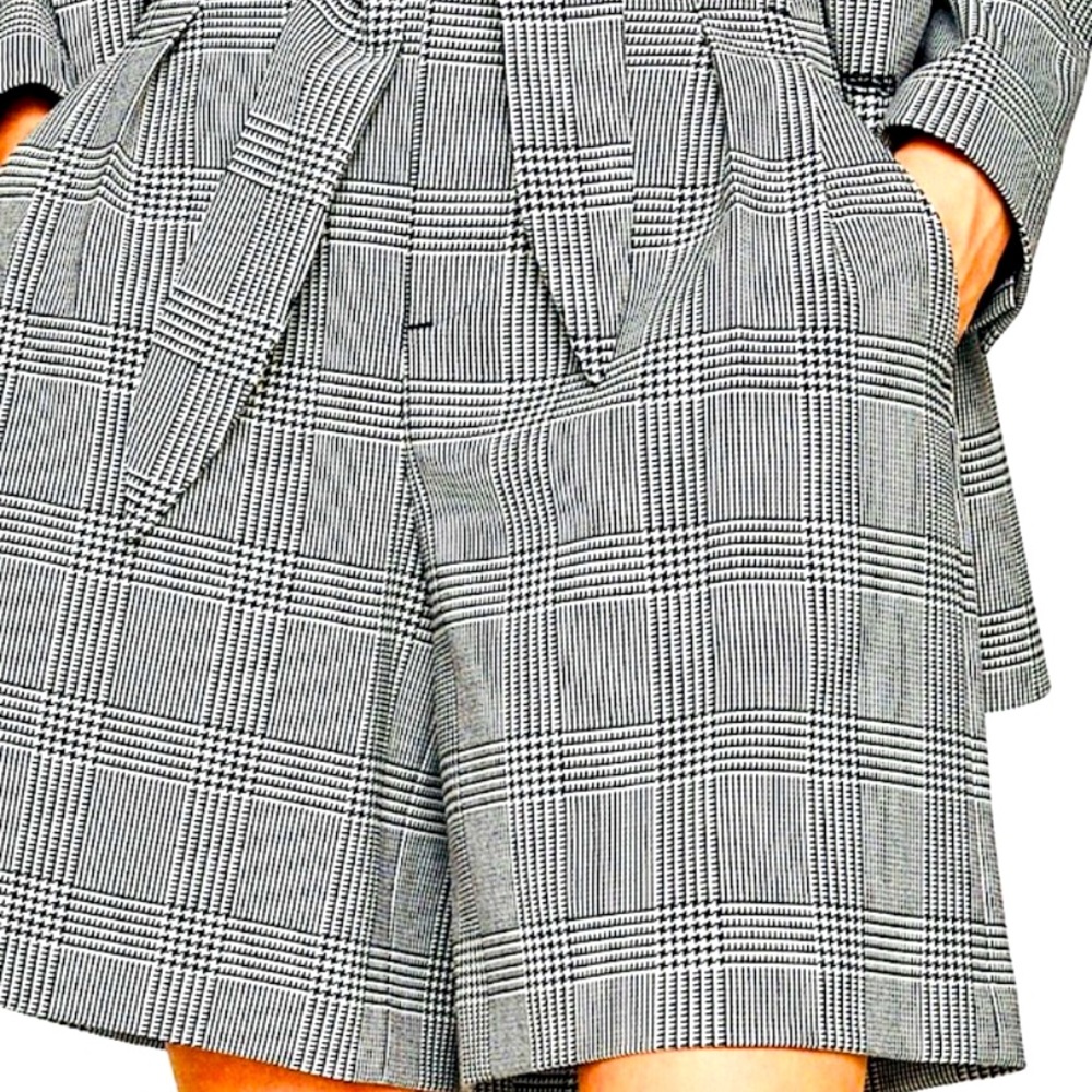 🆕✨ GLEN CHECK BERMUDA SHORTS - Picture 2 of 2
